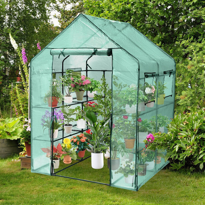 Greenhouse Film Greenhouse with Shelves | Kalsten
