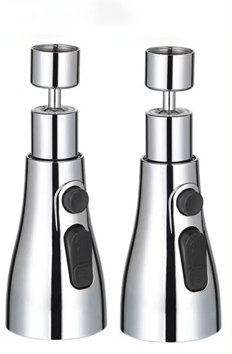 HydroFlex360 – Multifunctional 360°/720° Rotatable Kitchen Faucet Attachment with 3 Spray Types | Kalsten
