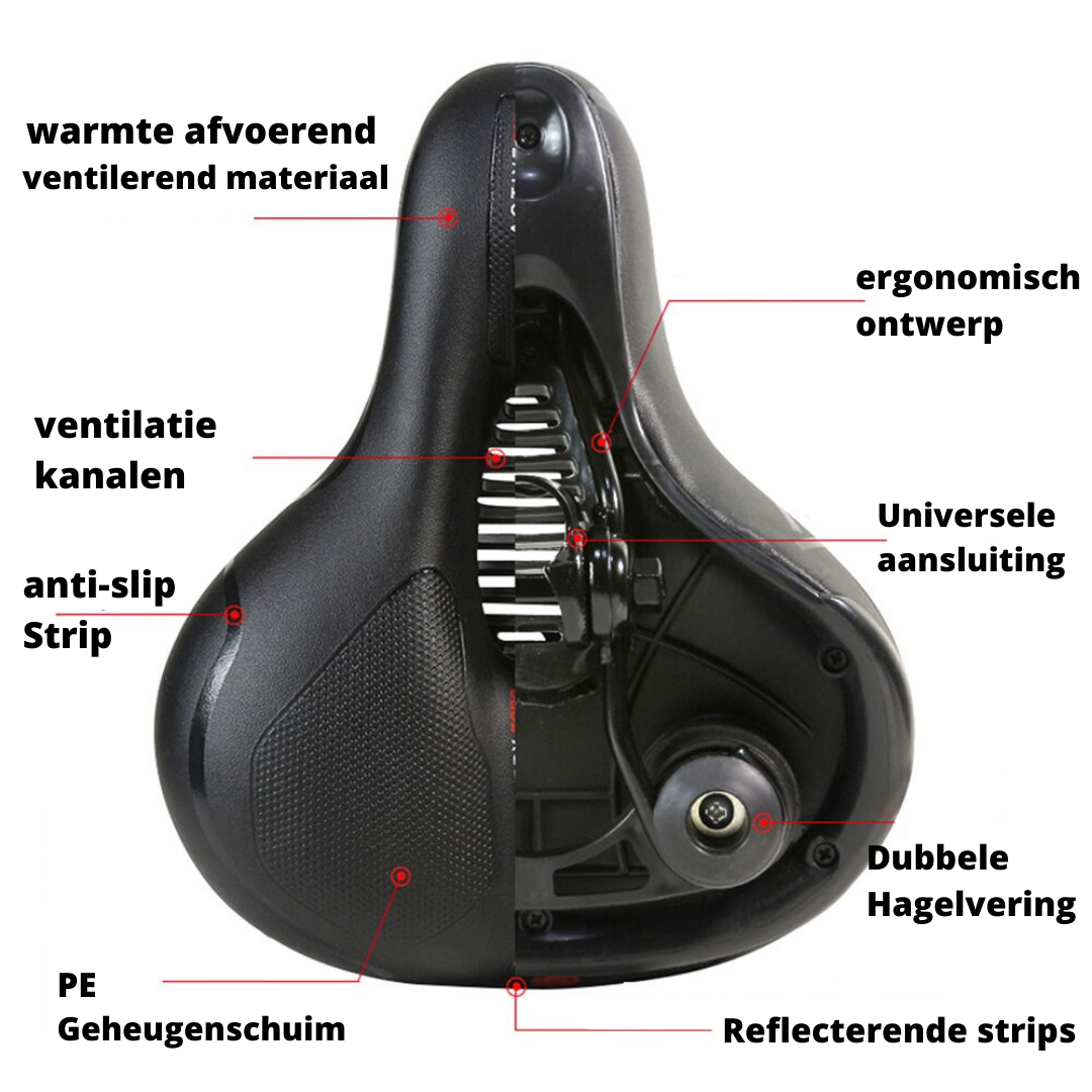 Ergonomic bike saddle – Comfortable, adjustable, and waterproof | Kalsten