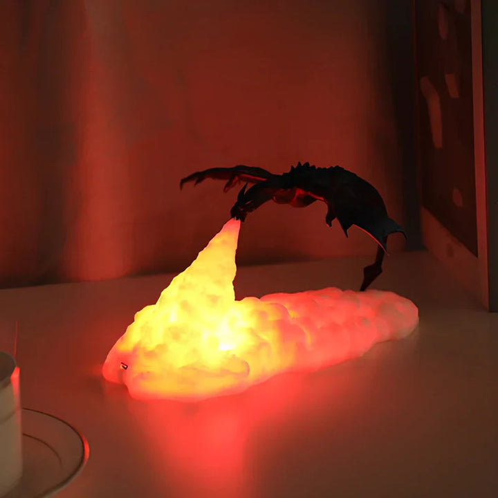 Dragon Flame Effect LED Night Light Kalsten