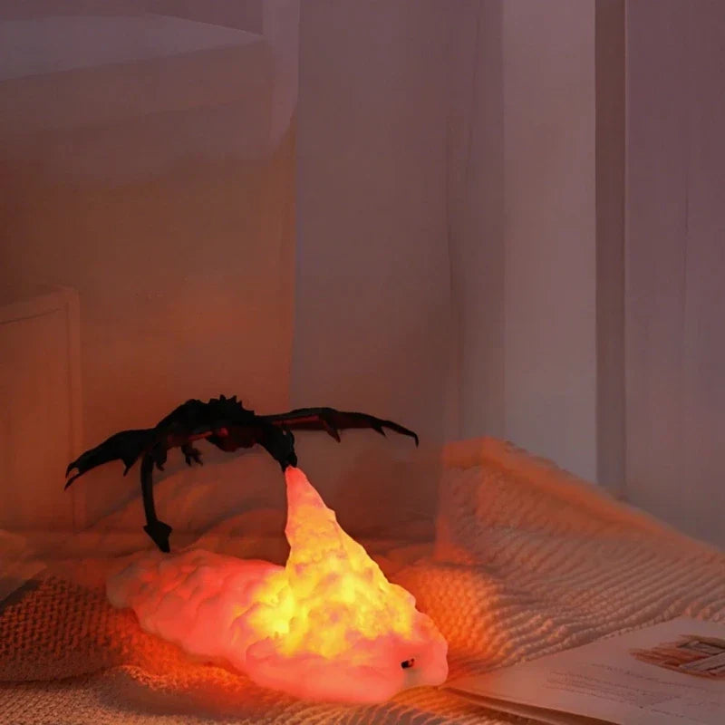 Dragon Flame Effect LED Night Light Kalsten