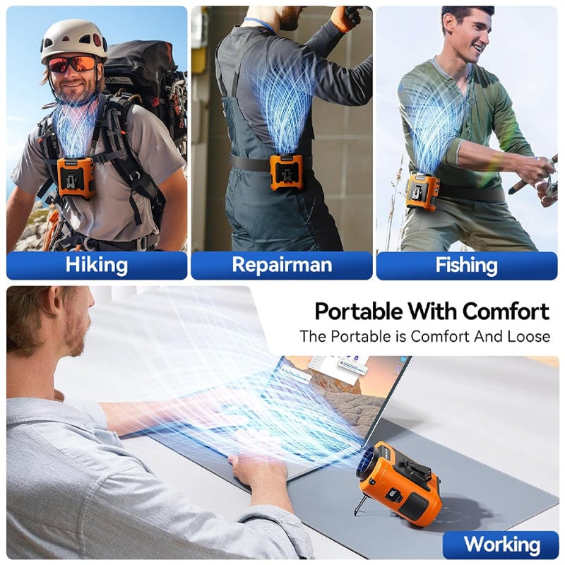 AirBelt Hands-free Belt Fan USB | Kalsten