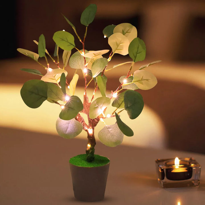 LED Faux Leaf Christmas Lamp Noxord