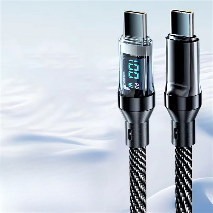 Kalsten | SuperCharge 120W Type-C Fast Charging Cable with LED Display