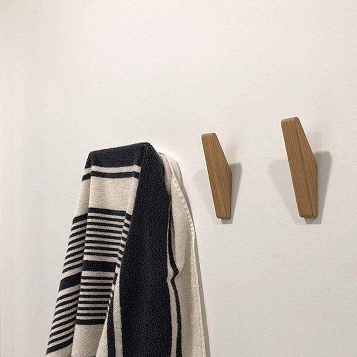 Nordhaak Wooden Hook Set (6 Minimalist Wall Hooks)