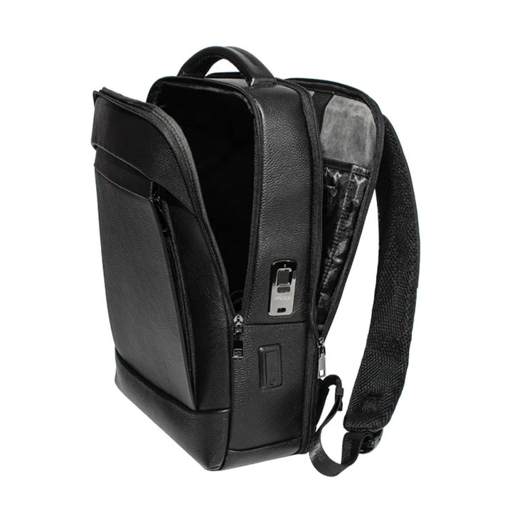 Men’s Business Laptop Backpack with Fingerprint Lock – Large Capacity Anti-Theft | Kalsten