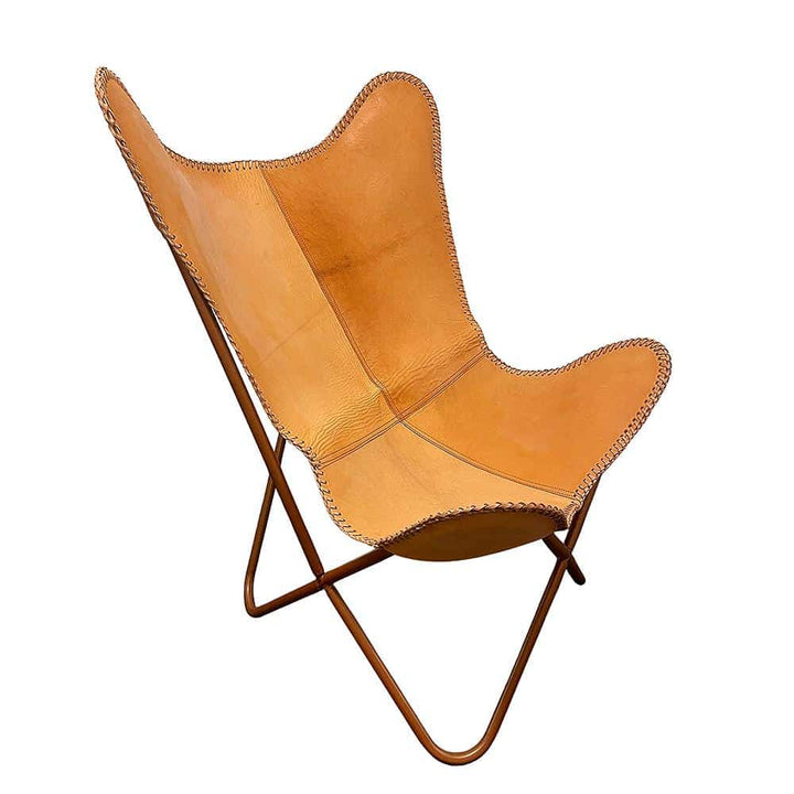 Bat chair made of real leather (available in different colors) | Kalsten