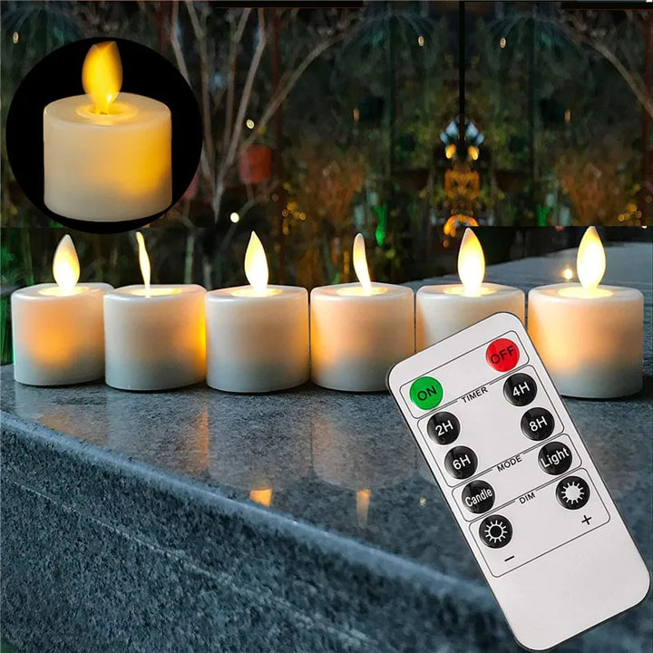 Noxord | LED Candle Set Remote Control Flickering