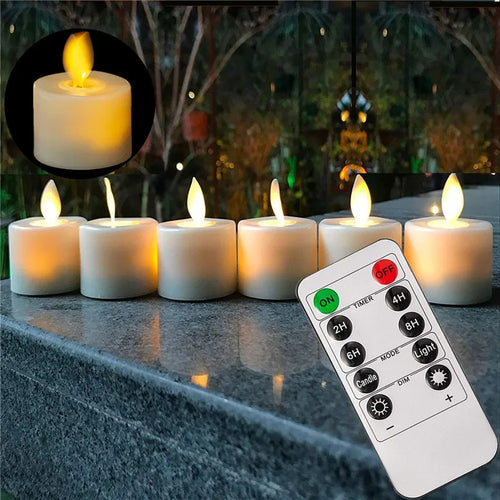 Noxord | LED Candle Set Remote Control Flickering