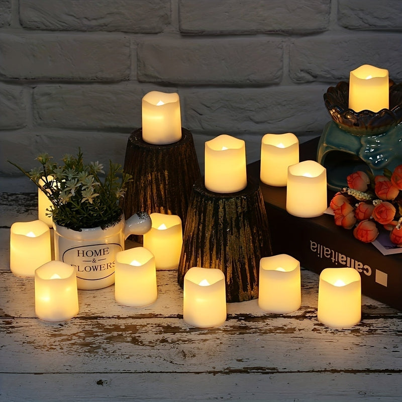 Flameless LED Tea Lights – Warm White Noxord
