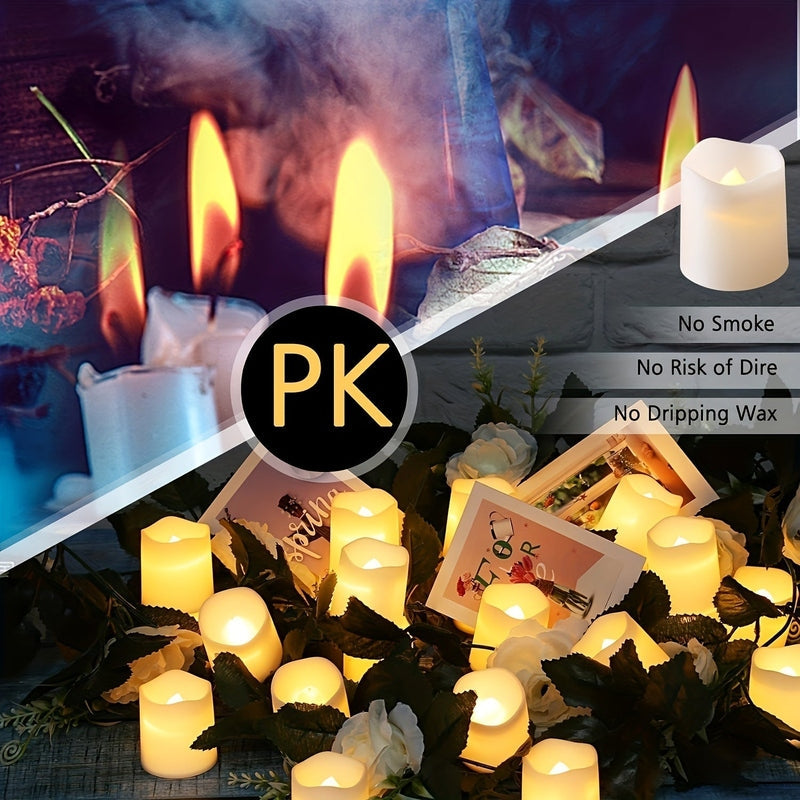 Flameless LED Tea Lights – Warm White Noxord