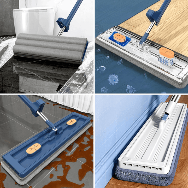 FlatMop 360° Rotating Mop with Bucket | Kalsten