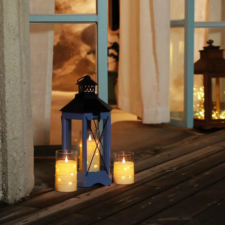Realistic Flameless LED Candle Set Noxord