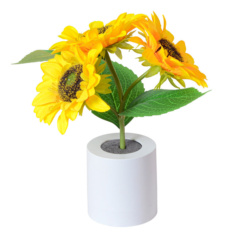 Table Lamp Sunflower LED USB Rechargeable Light | Noxord