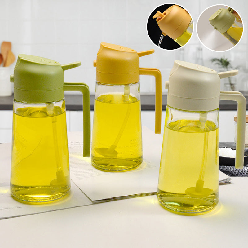 2-in-1 glass oil sprayer and dispenser | Kalsten