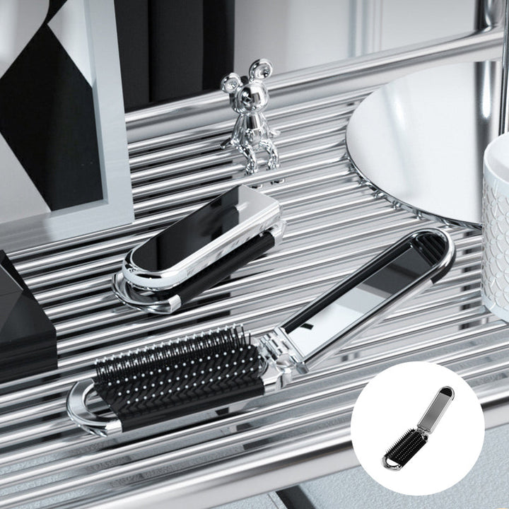 Kalsten | Travel Folding Mirror Hair Brush