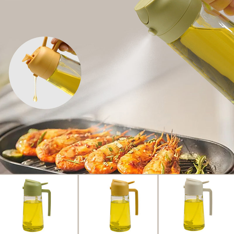 2 in 1 Glass Oil Sprayer & Dispenser | Kalsten