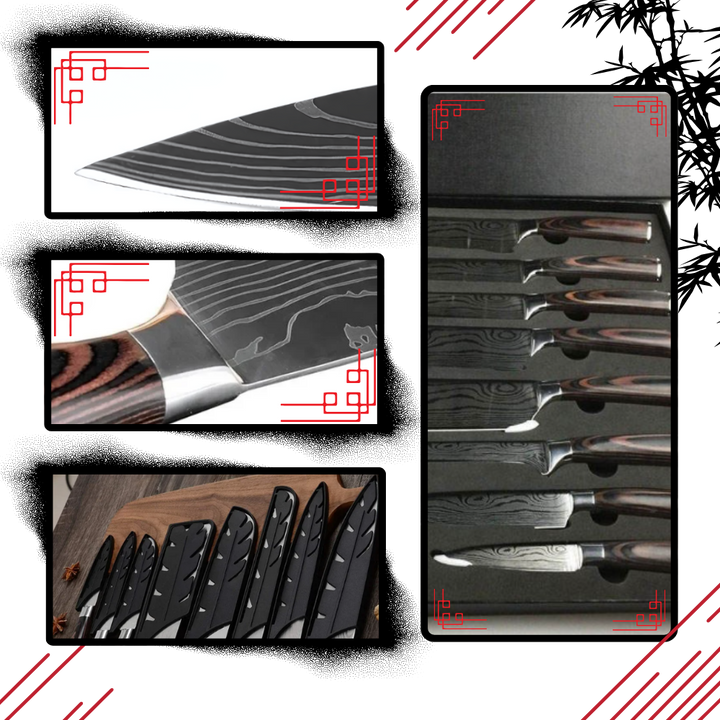 Japanese Pakkawood Kitchen Knives
