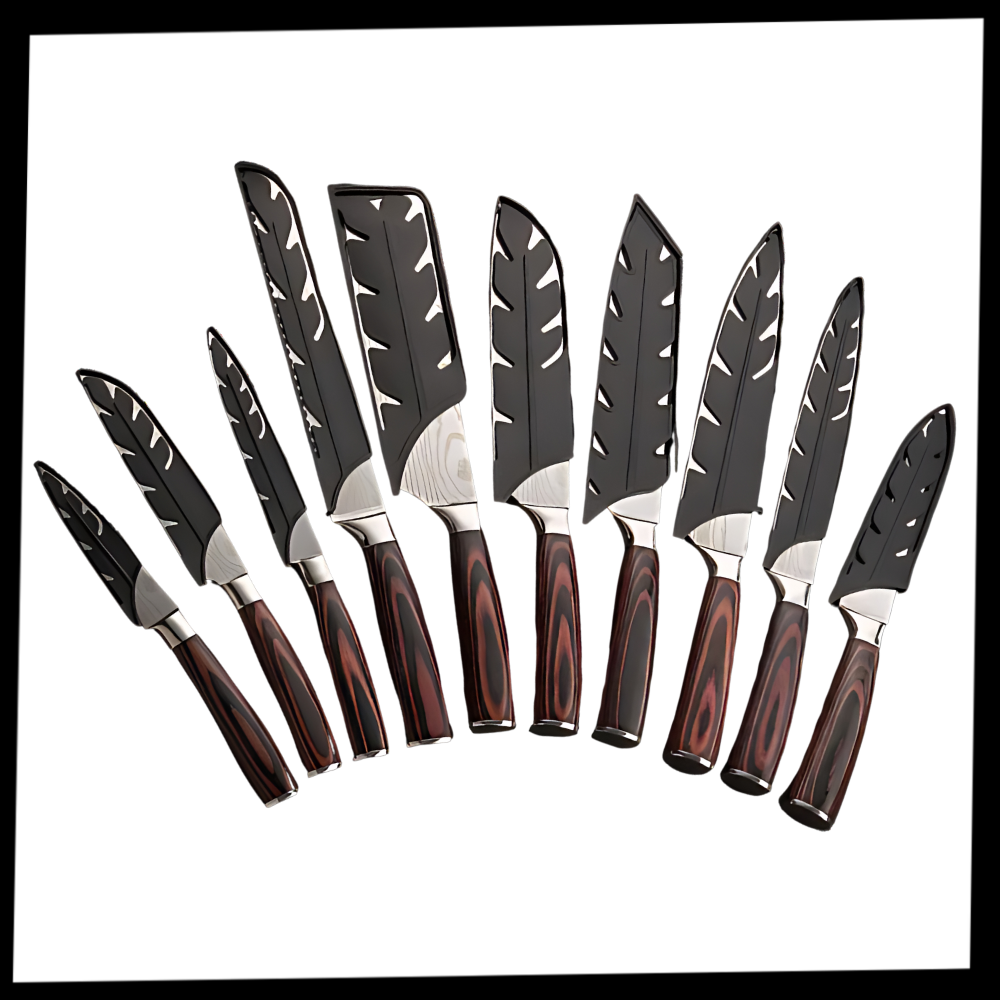 Japanese Pakkawood Kitchen Knives