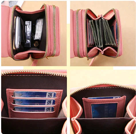 Anti-Theft Leather Bag with Touchscreen | Kalsten