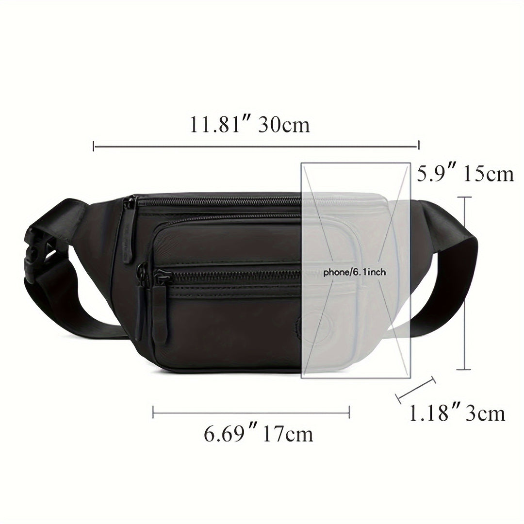Men's Hip Bag MotionGear – Multifunctional Crossbody Bag with Adjustable Strap | Kalsten