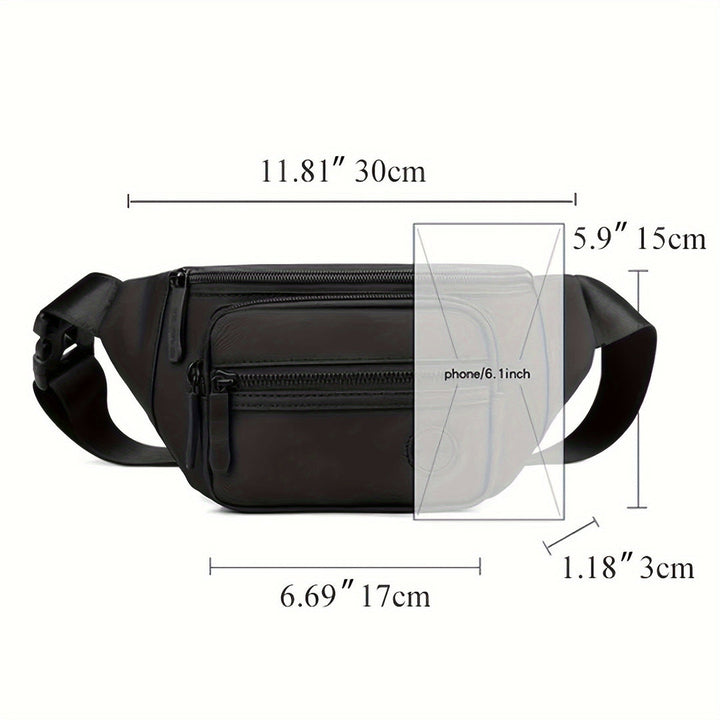 Men's Hip Bag MotionGear – Multifunctional Crossbody Bag with Adjustable Strap | Kalsten