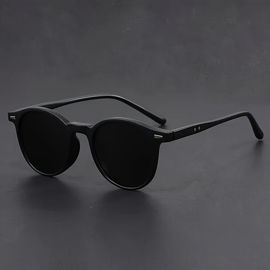 Kalsten | Men's Sunglasses RetroView – Round Tortoiseshell Glasses with Light Frame
