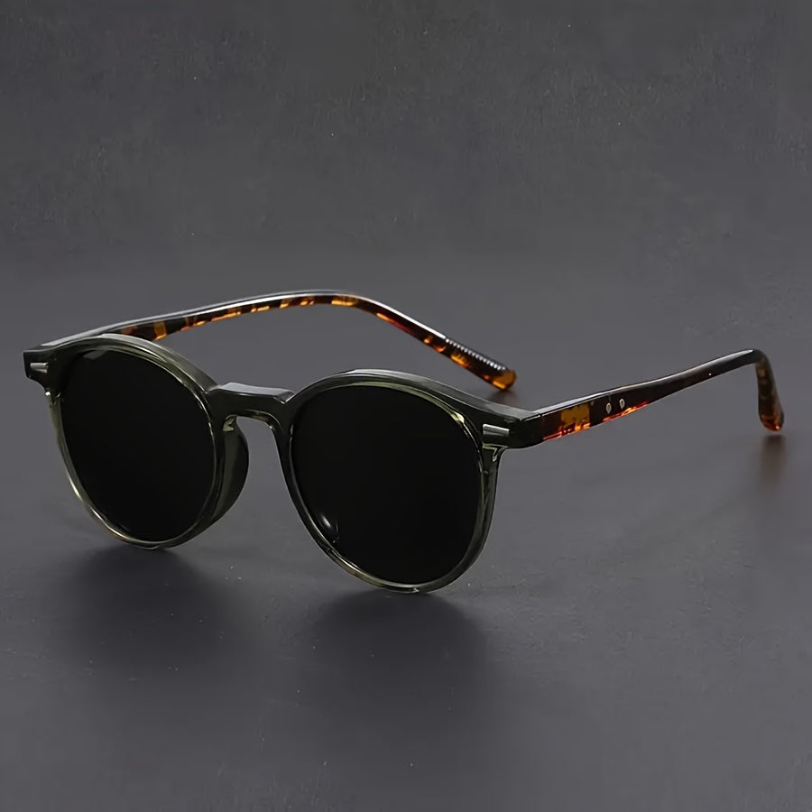 Kalsten | Men's Sunglasses RetroView – Round Tortoiseshell Glasses with Lightweight Frame
