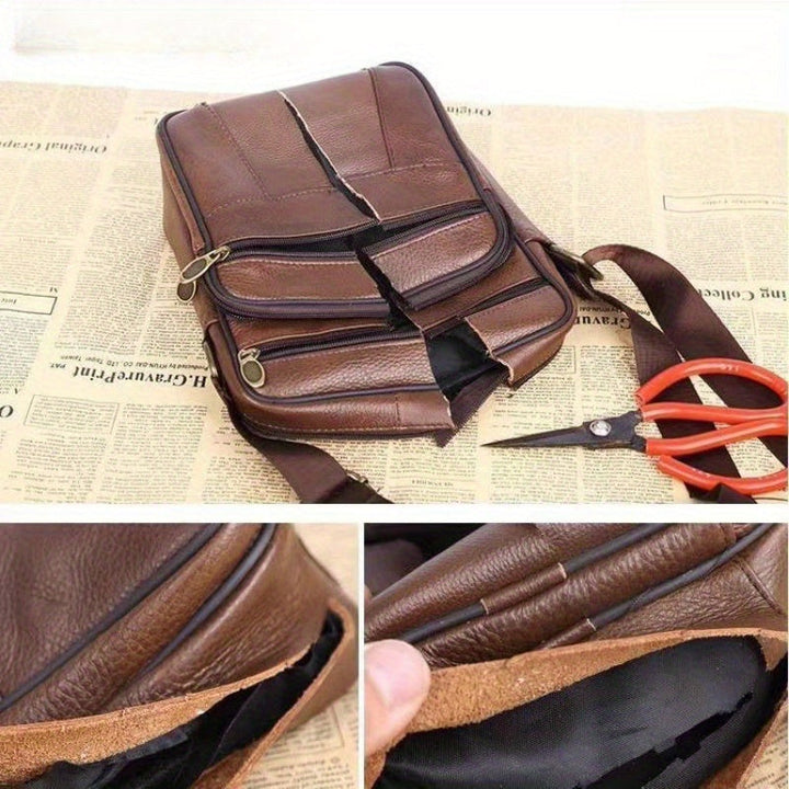 Men’s Leather Shoulder Bag