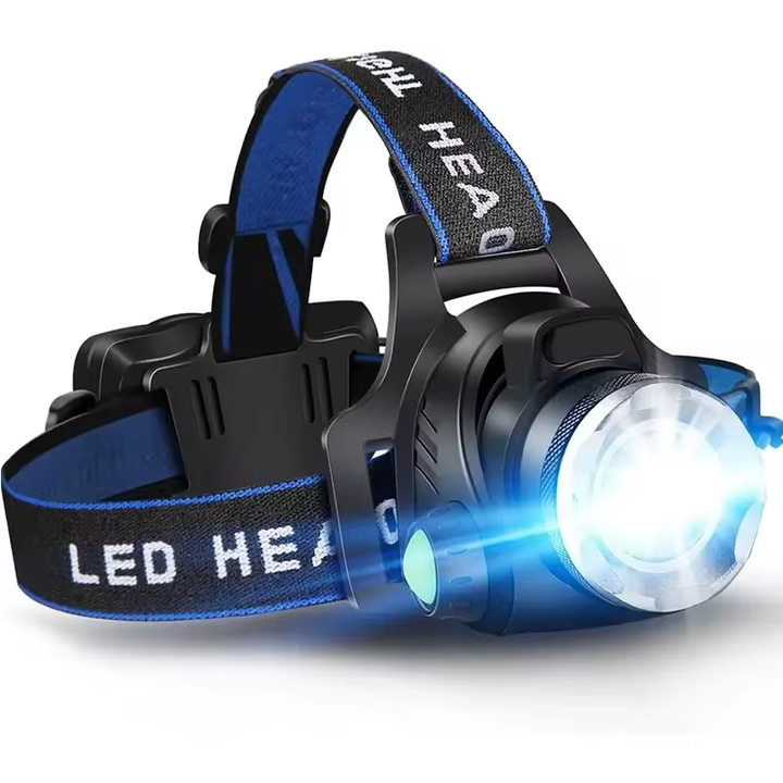 Rechargeable Waterproof Zoomable LED Headlamp Noxord