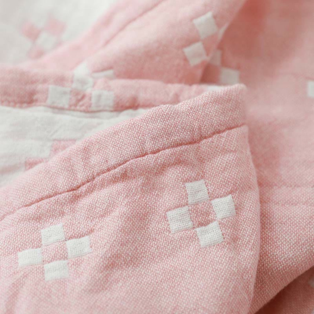 Cotton Geometric Throw Blanket Noxord