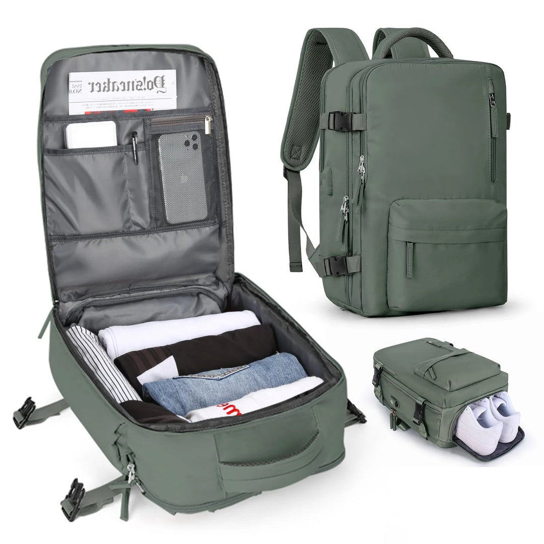 Waterproof Backpack with USB Charging Function and Laptop Compartment 35L | Kalsten