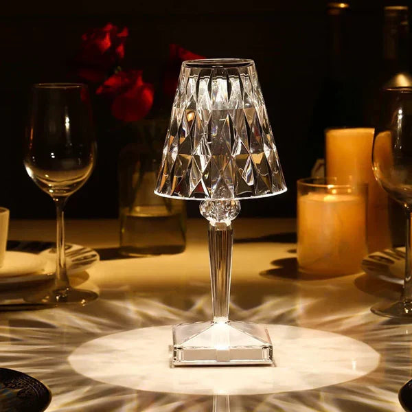 Crystal Effect LED Table Lamp | Noxord
