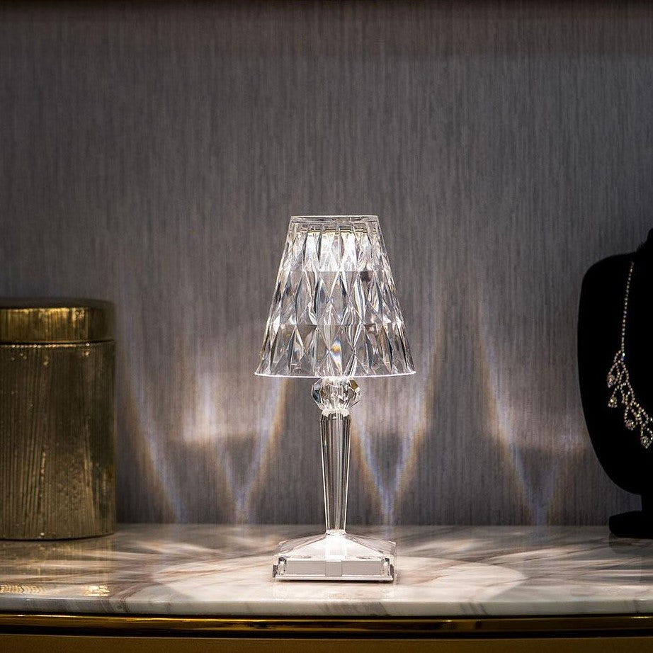 Crystal Effect LED Table Lamp | Noxord