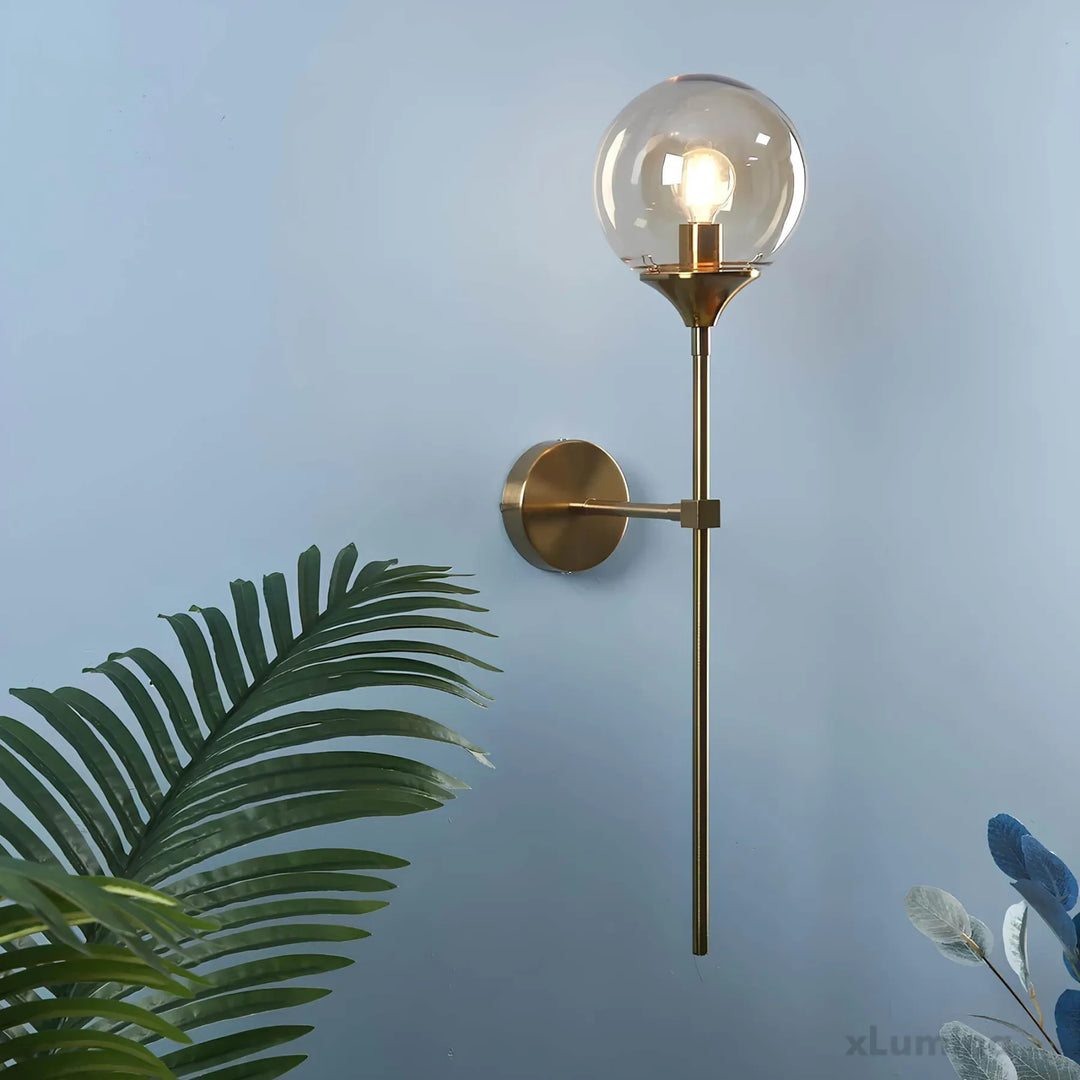Scandinavian modern glass wall lamp | Kalsten