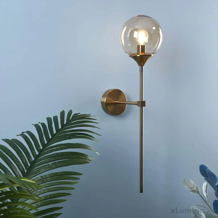 Scandinavian modern glass wall lamp | Kalsten