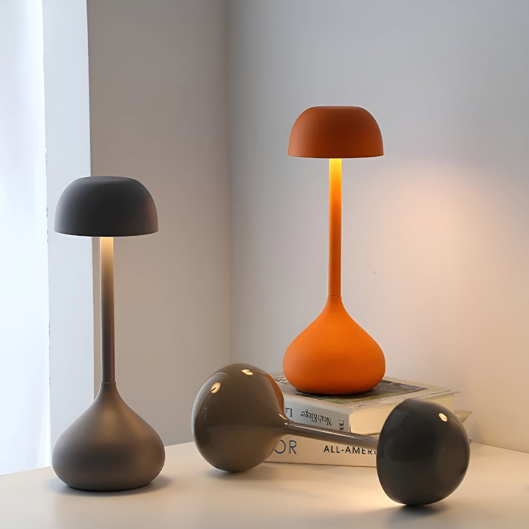 GlowMush Wireless Dimmable Mushroom Table Lamp | Kalsten