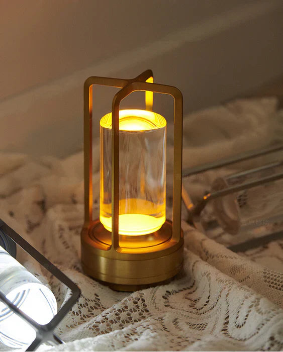 Warm LED Cordless Table Lamp – Battery Operated Nordic Design - LED with Touch Control, Suitable for Bedroom, Home, Outdoor - Ideal Night Light | Kalsten