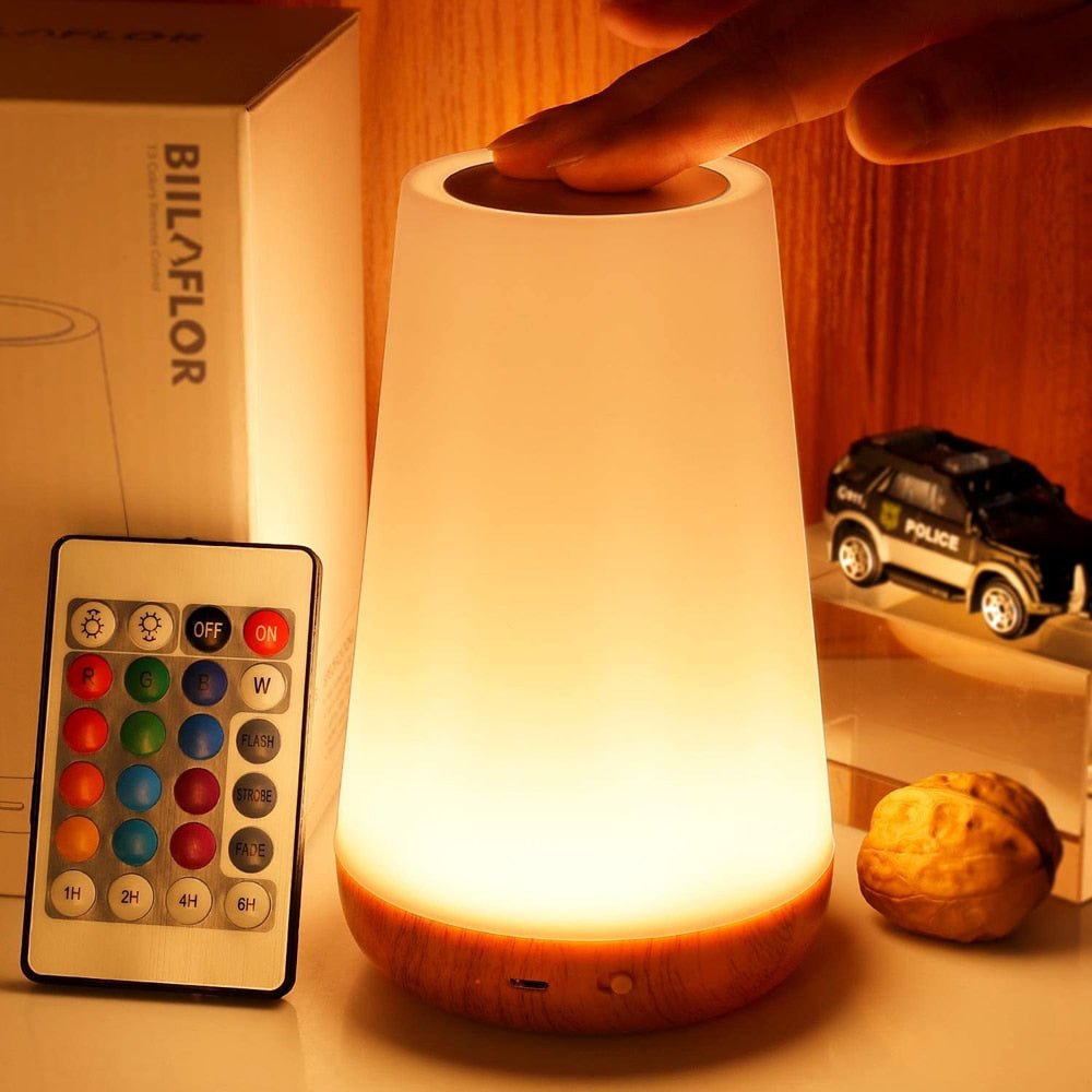 Halina Dimmable Battery Table Lamp with Touch Control Element | Kalsten