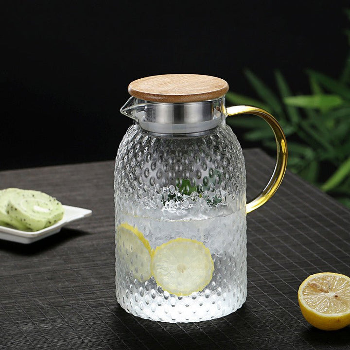 Kalsten | Heat-resistant ribbed glass jug