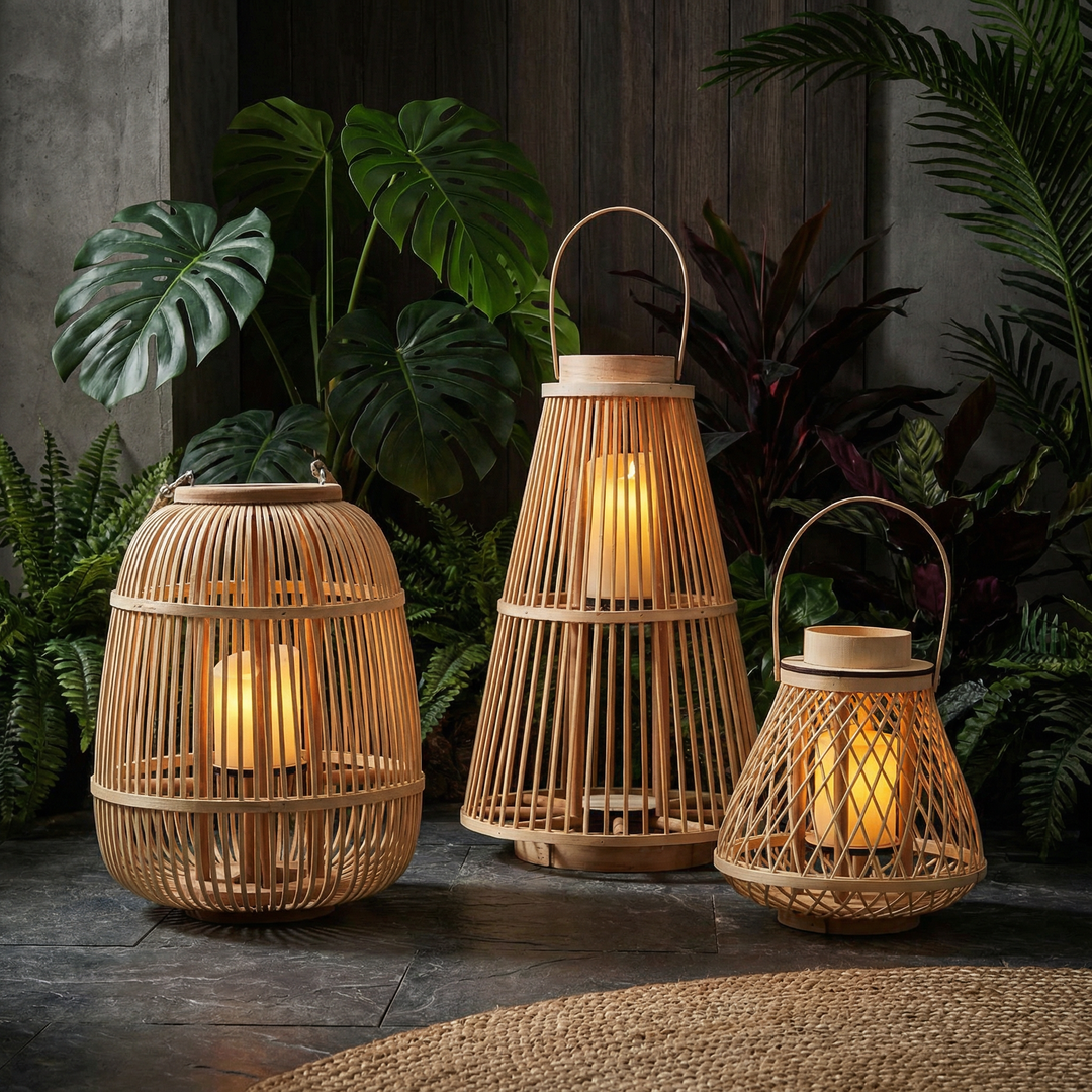 Rattan Lanterns Kalsten