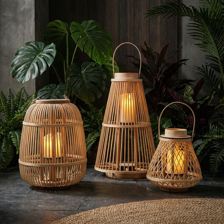 Rattan Lanterns Kalsten
