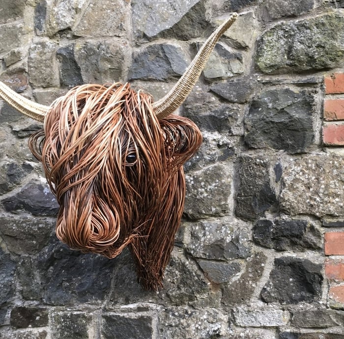 Kalsten | HighlandCharm – Rustic Cow Head Wall Decoration for a Unique Home