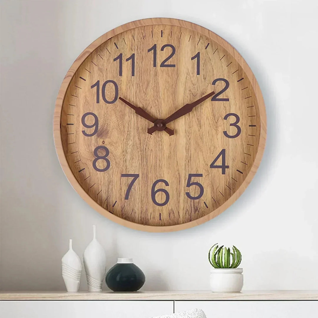 Kalsten | OAKTICK – Silent Wooden Wall Clock with Natural Charm