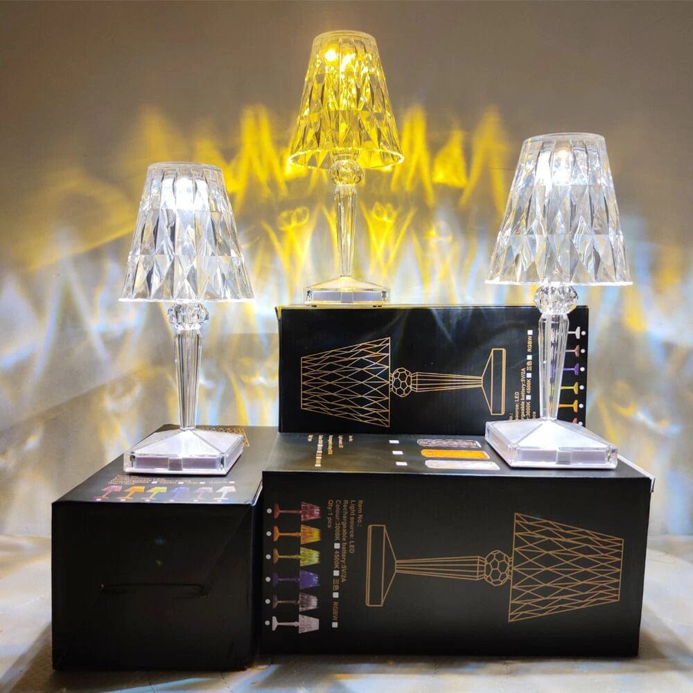 CrystaLamp - LED Table Lamp made of Diamond Crystal | Noxord