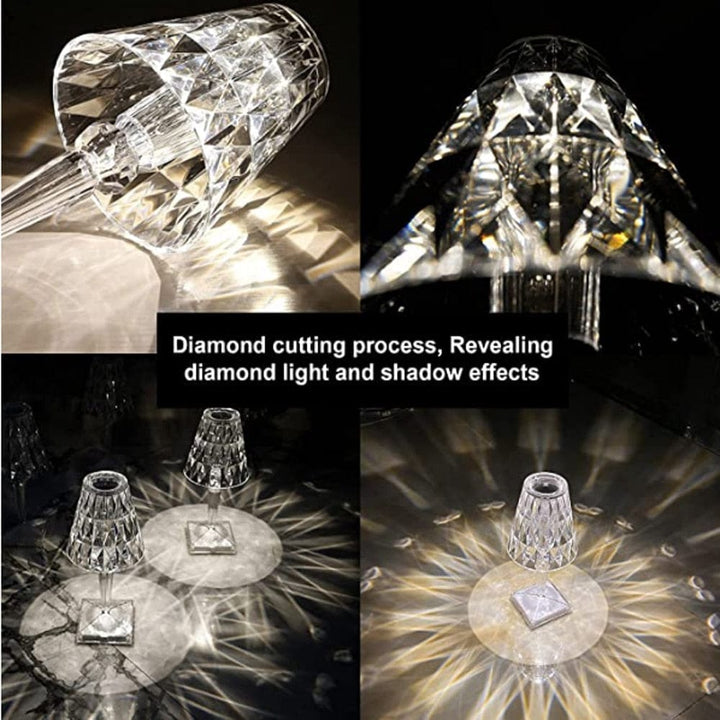 CrystaLamp - LED Table Lamp made of Diamond Crystal | Noxord