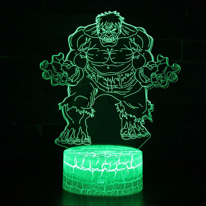 3D Lamp Marvel Hulk | Noxord