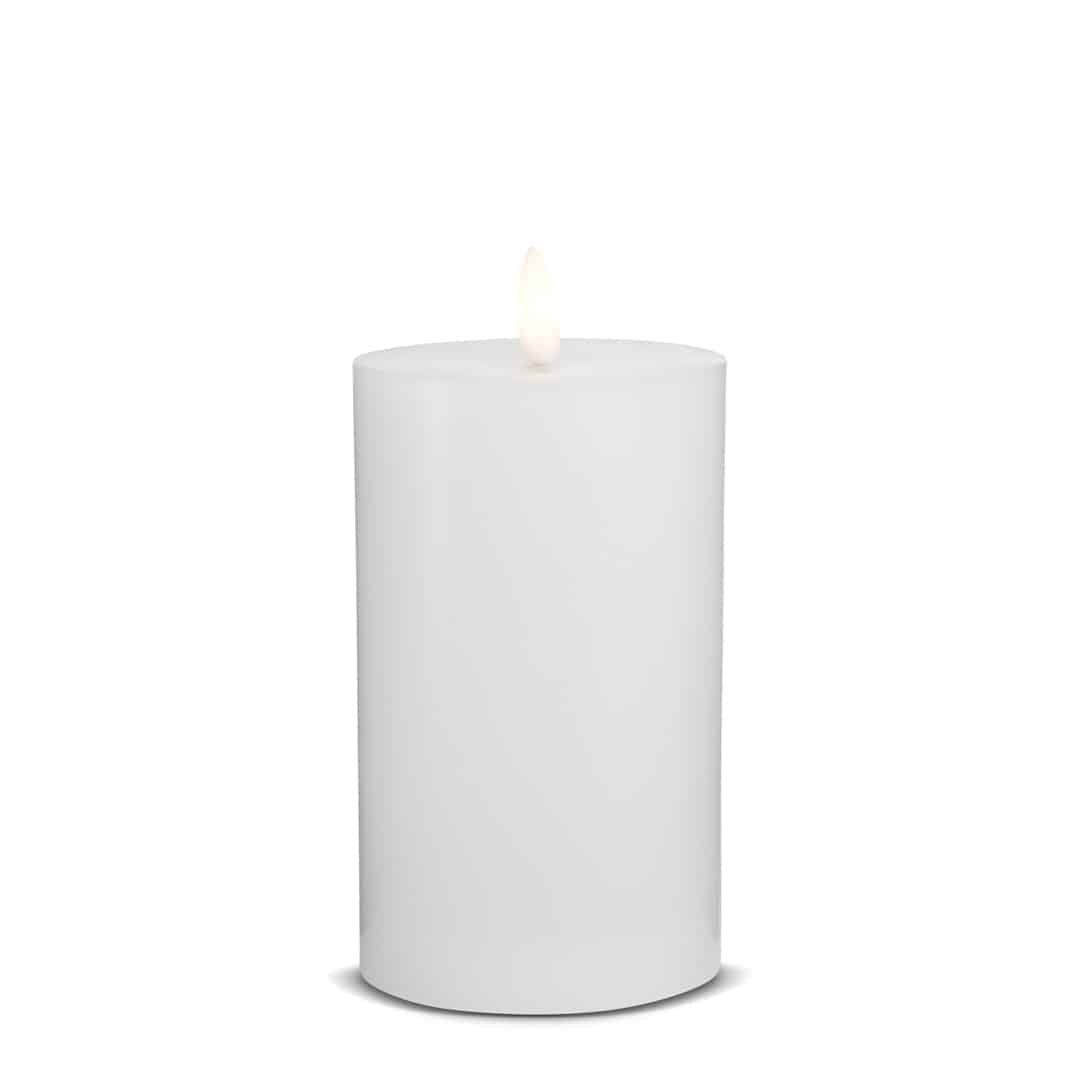 LED Candle (1 piece) with realistic 3D flame 7.5 x 15 cm | Kalsten