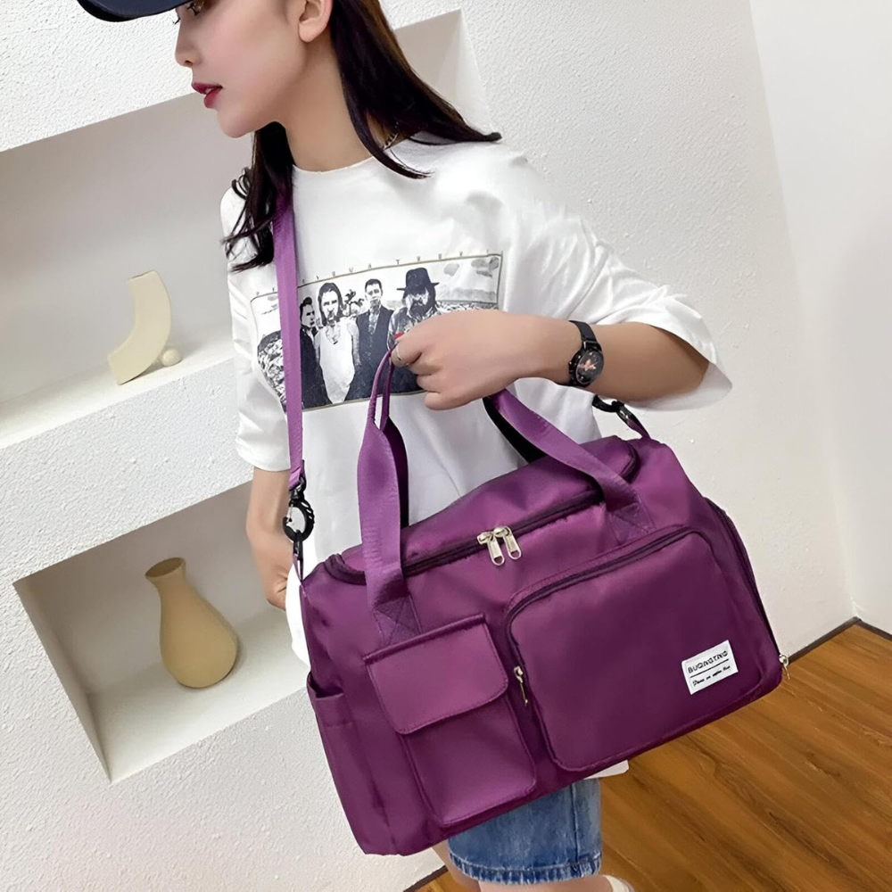 Unisex Large Travel Duffle Bag | Lightweight Multi Pocket Noxord