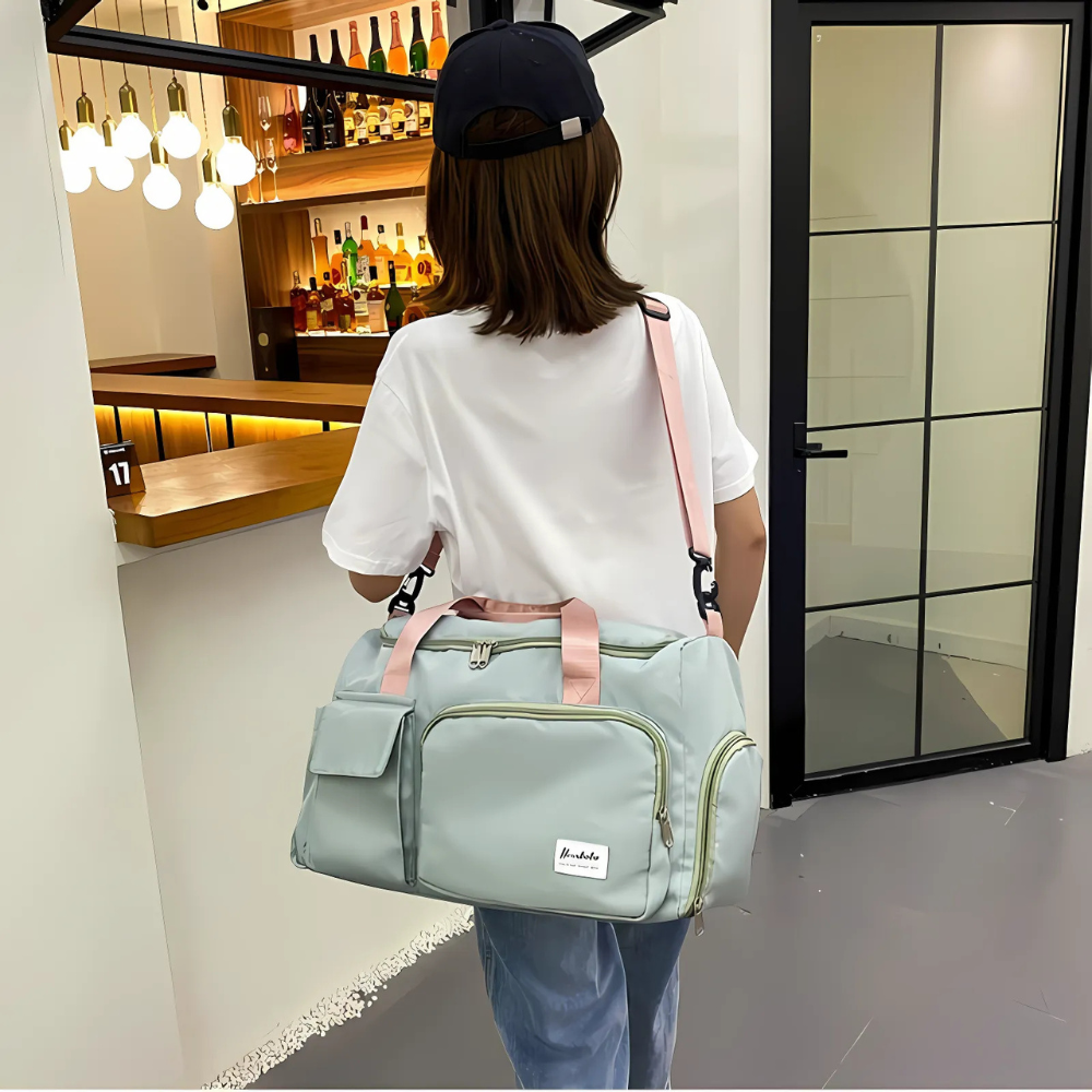 Unisex Large Travel Duffle Bag | Lightweight Multi Pocket Noxord